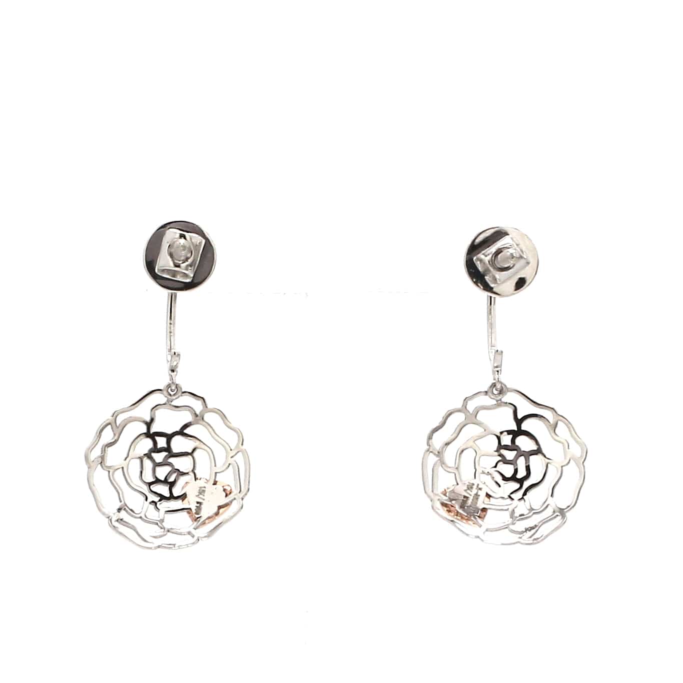 Stunning Silver Rose Stud Earrings | Jester Swink Jewelry